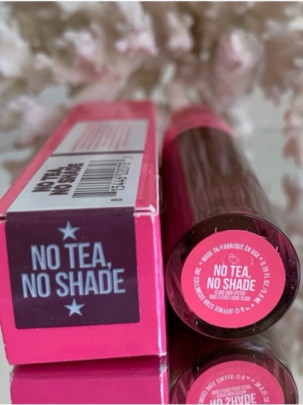 JEFFREE STAR Velour Liquid Lipstick No Tea No Shade Metallic Plum Goth Y2K NIB